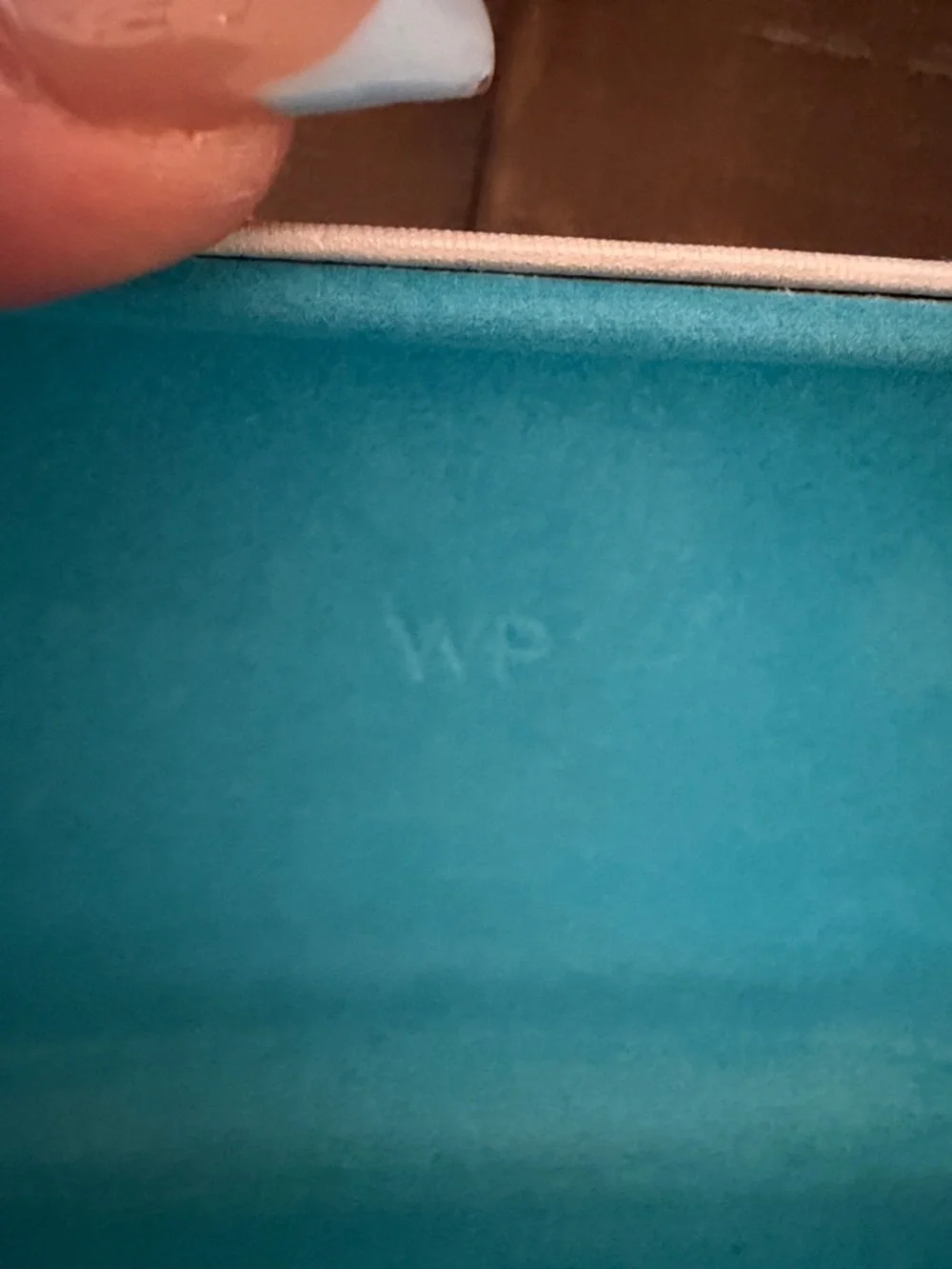 Warby Parker Gray with Blue interior Hard Eyeglass Case